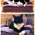 Kitty Cat Couch Free Crochet Pattern