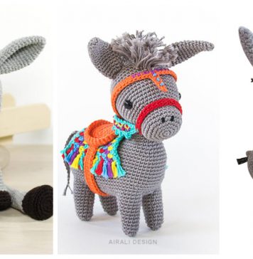 Donkey Amigurumi Crochet Patterns