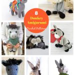 8 Donkey Amigurumi Crochet Patterns