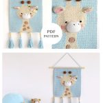 Giraffe Wall Hanging Crochet Pattern