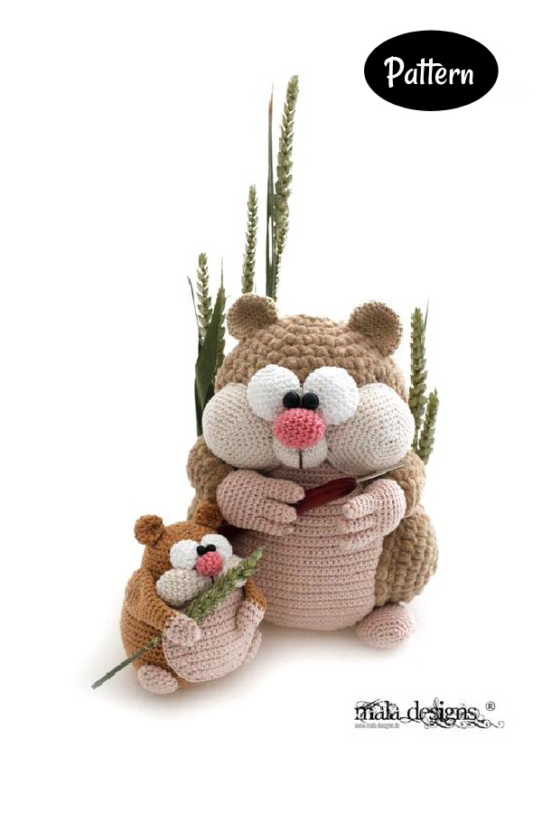 Hamster Amigurumi Crochet Pattern