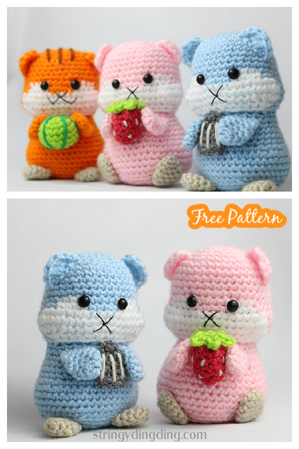 Hamster Amigurumi Free Crochet Pattern 