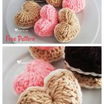 Heart Macarons Free Crochet Pattern