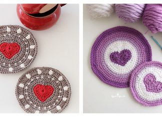 Heart in a Circle Free Crochet Pattern