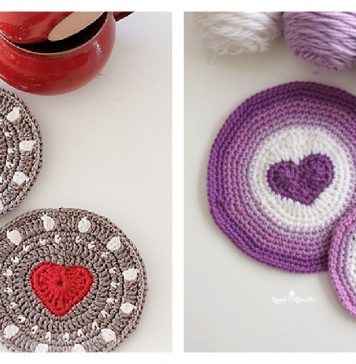 Heart in a Circle Crochet Patterns