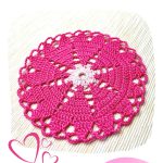 Hearts Doily Free Crochet Pattern and Video Tutorial