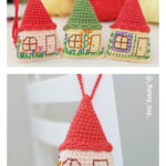 House Hanging Ornament Free Crochet Pattern