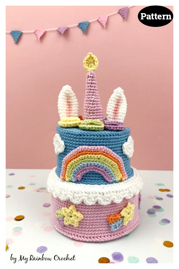 Magic Birthday Cake Crochet Pattern