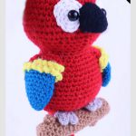 Parrot Bird Amigurumi Free Crochet Pattern