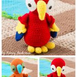 Parrot Pals Amigurumi Free Crochet Pattern