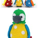 Parrot Pico Amigurumi Free Crochet Pattern