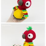 Pedro The Parrot Amigurumi Free Crochet Pattern