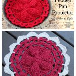Petaled Pan Protectors Free Crochet Pattern