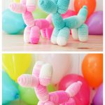 Puppy Balloon Animal Crochet Pattern
