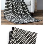 Reversible Geometric Blanket Free Crochet Pattern