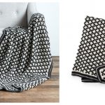 Reversible Geometric Blanket Free Crochet Pattern