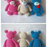Sweet Heart Bears Free Crochet Pattern