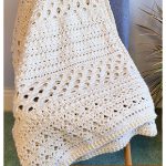 Textured Sampler Blanket Free Crochet Pattern