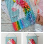 Unicorn Wall Hanging Crochet Pattern