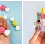 Valentine Day Amigurumi Sweets Free Crochet Patterns