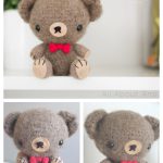 Valentine Teddy Bear Amigurumi Free Crochet Pattern