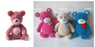 Valentine’s Day Bear Free Crochet Patterns