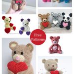 7 Valentine’s Day Bear Free Crochet Patterns