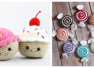 Valentine‘s Day Amigurumi Sweets Free Crochet Patterns