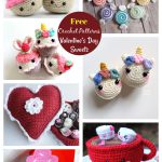 7 Valentine‘s Day Amigurumi Sweets Free Crochet Patterns