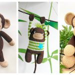 8 Monkey Amigurumi Free Crochet Pattern