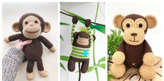 8 Monkey Amigurumi Free Crochet Pattern