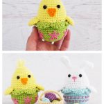 Amigurumi Easter Egg Bunny Chick Crochet Pattern