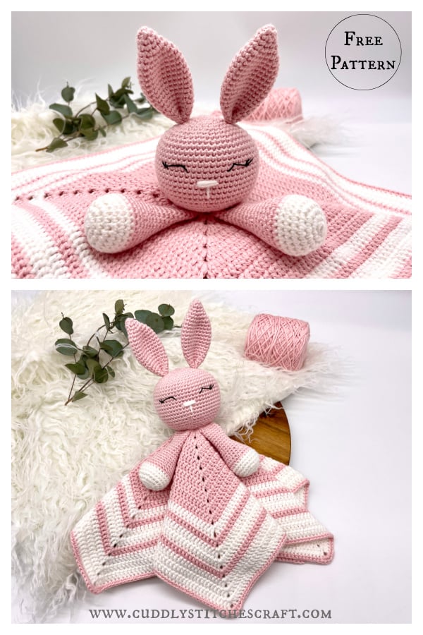 Belle the Bunny Lovey Free Crochet Pattern