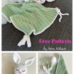 Bunny Security Blanket Free Crochet Pattern