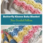 Butterfly Kisses Baby Blanket Free Crochet Pattern