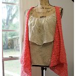 Clamshell Lace Waterfall Vest Free Crochet Pattern