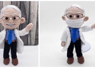 Dr. Fauci Amigurumi Doll Crochet Pattern