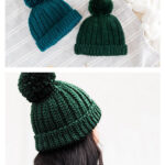 Easy Alpi Ribbed Beanie Free Crochet Pattern and Video Tutorial