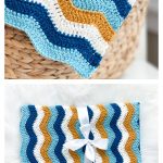 Easy Ripple Blanket Free Crochet Pattern