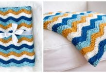 Easy Ripple Blanket Free Crochet Pattern Easy Ripple Blanket Free Crochet Pattern