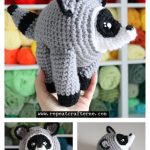Jimothy The Raccoon Free Crochet Pattern