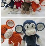 Little Bigfoot Monkey Free Crochet Pattern
