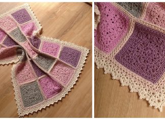Longing for Snow Baby Blanket Free Crochet Pattern
