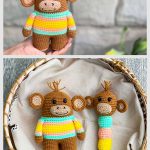 Mika the Monkey Toy Amigurumi Free Crochet Pattern
