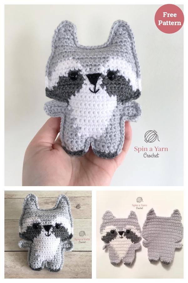Pocket Raccoon Free Crochet Pattern
