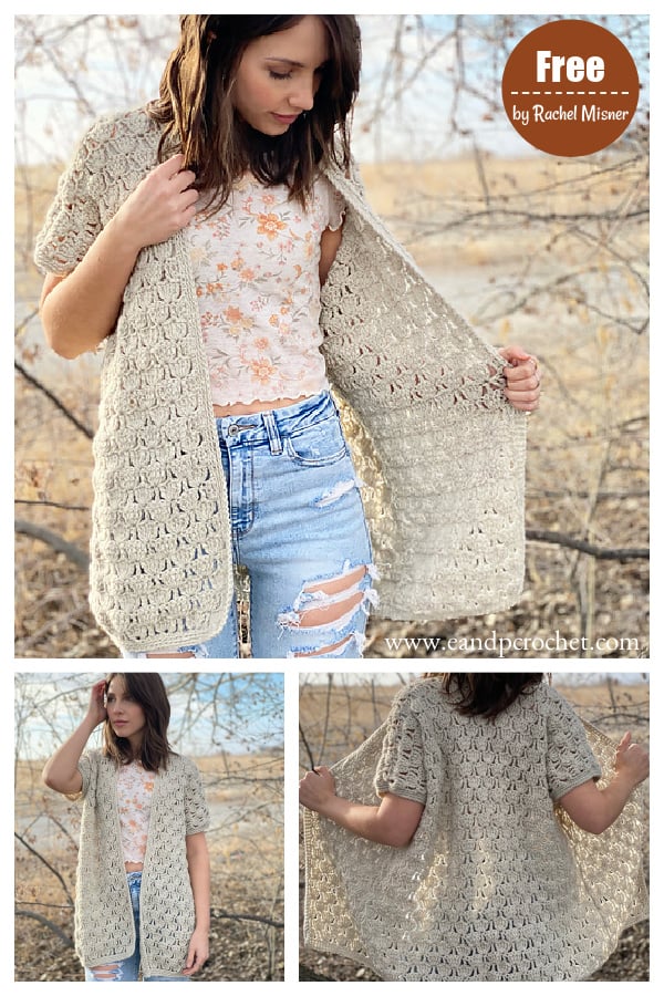 Wild Bloom Cardigan Free Crochet Pattern