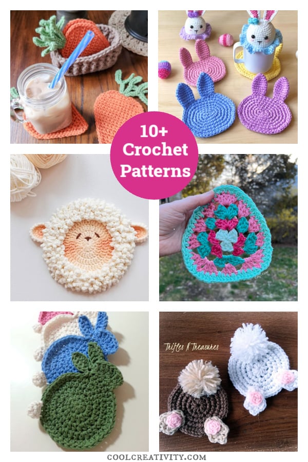 10+ Easter Coaster Crochet Patterns 