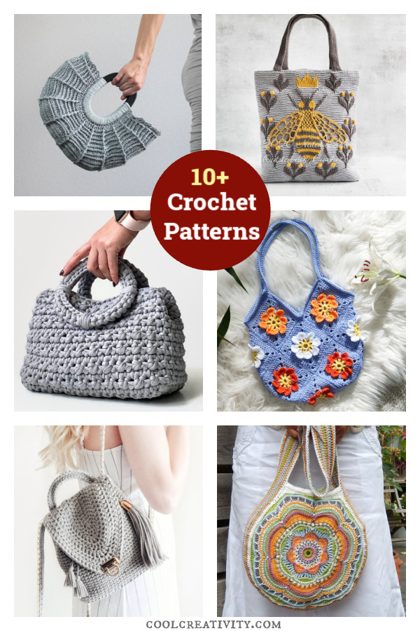 10+ Unique Crochet Bag Patterns 