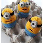 Amigurumi Easter Egg Easter egg Minions Free Crochet Pattern