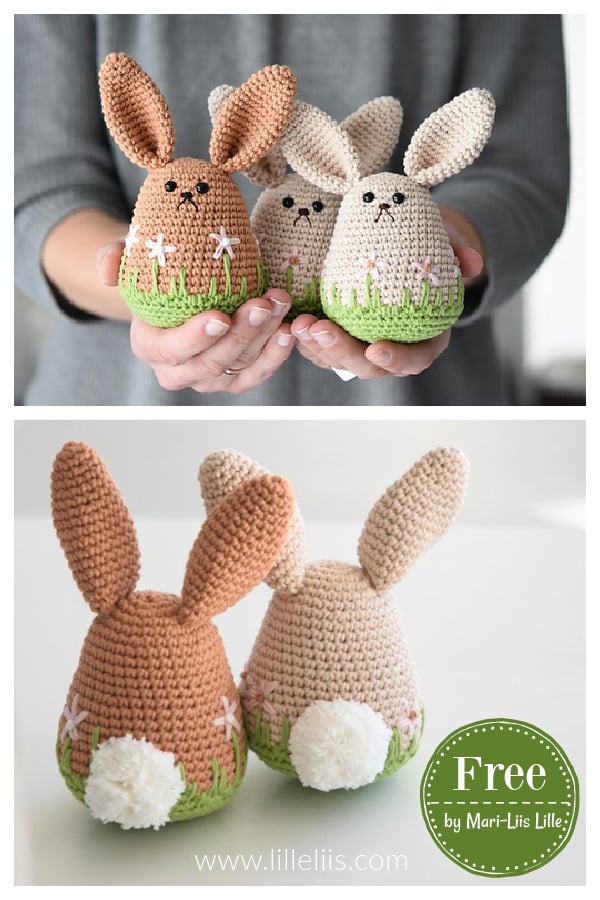 Amigurumi Spring Bunny Free Crochet Pattern